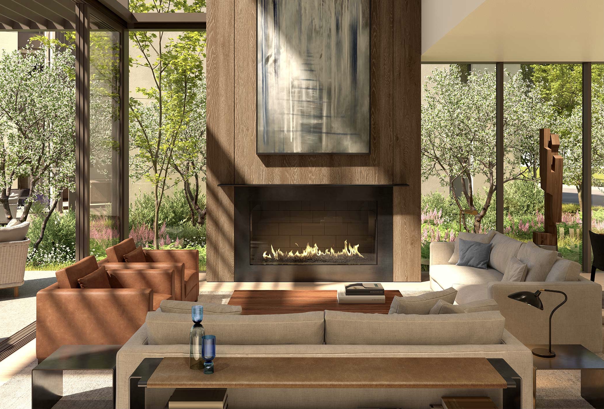 Garden home with primary suite on main level
