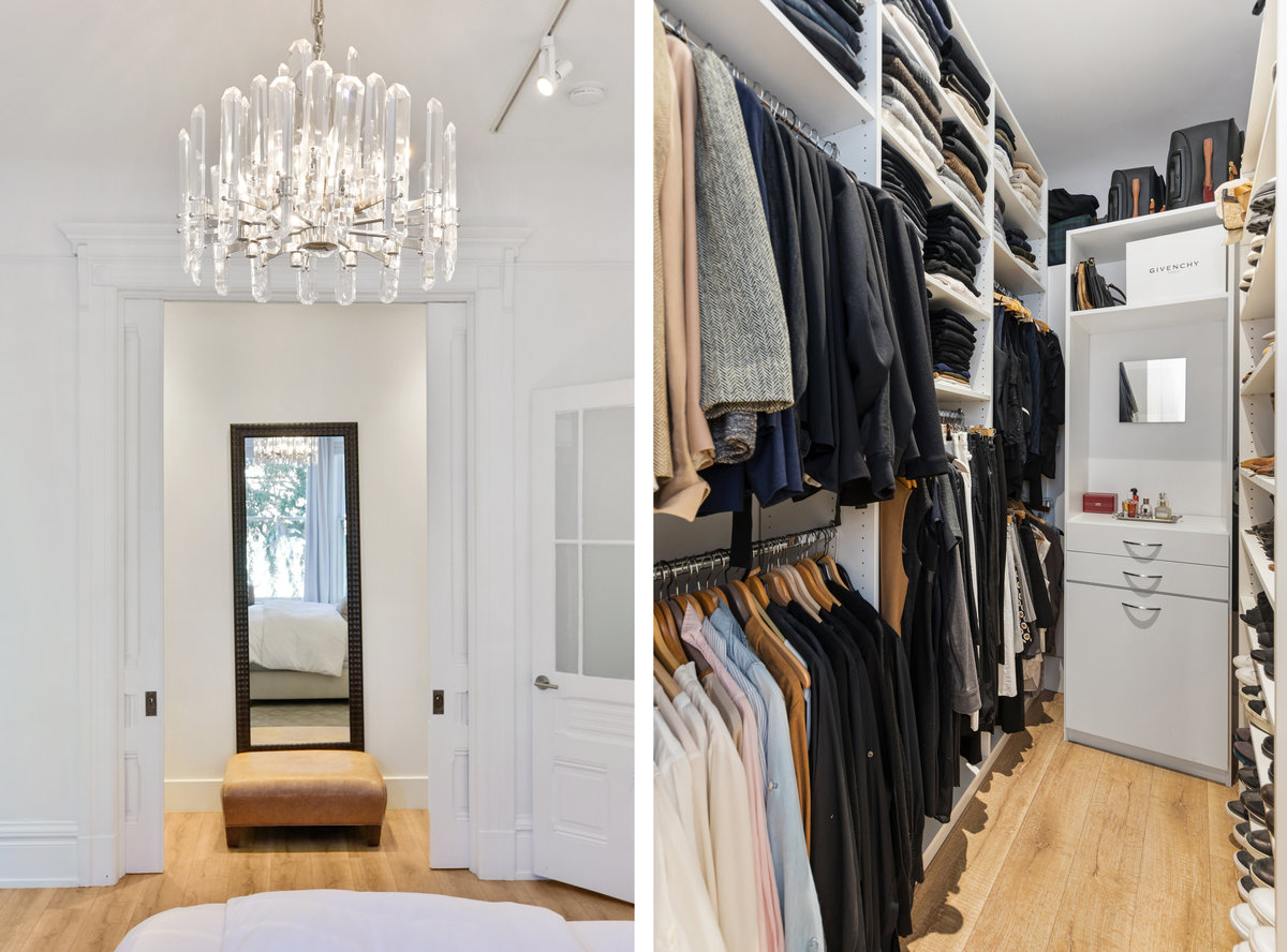 Primary suite closet