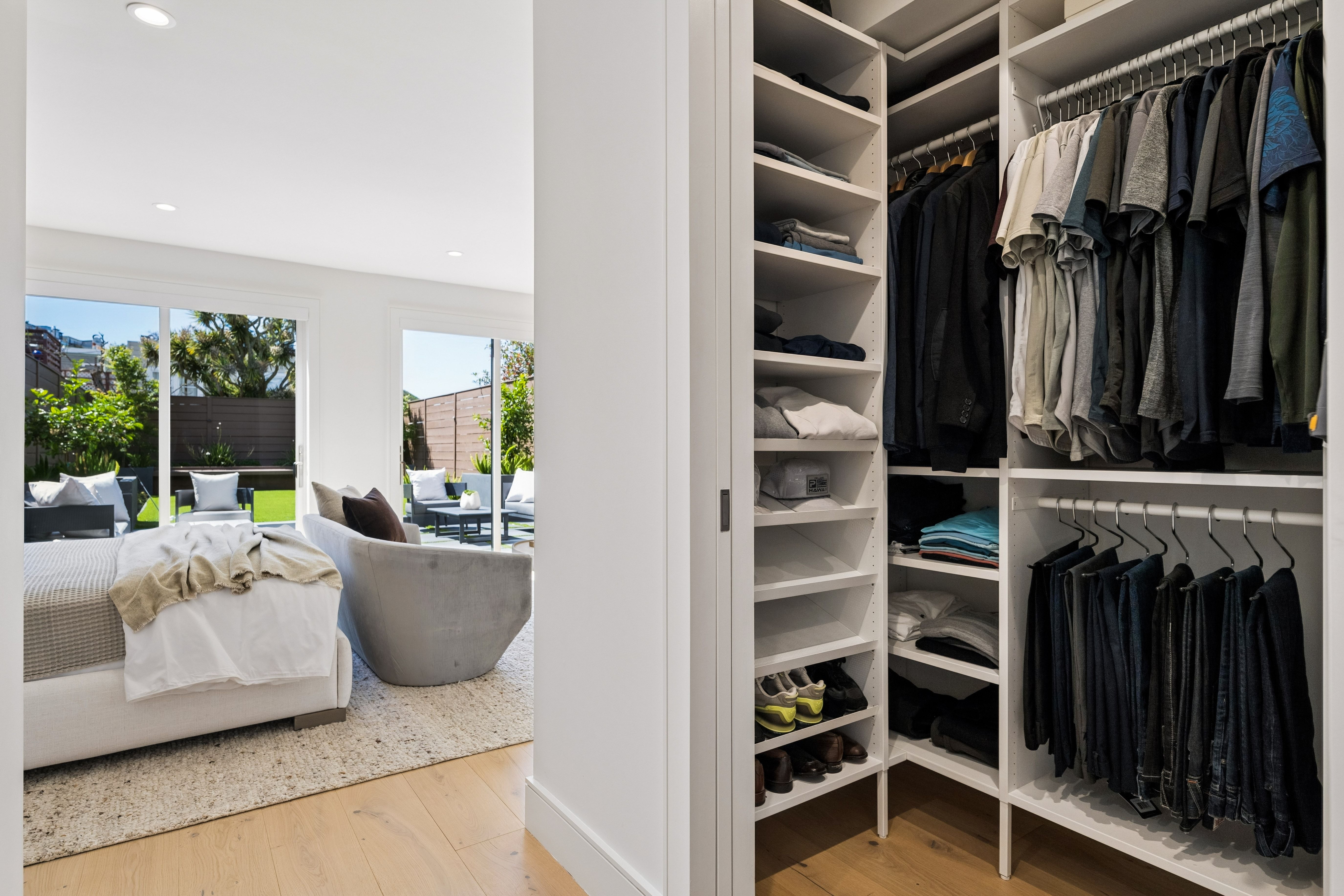 And into closet 2